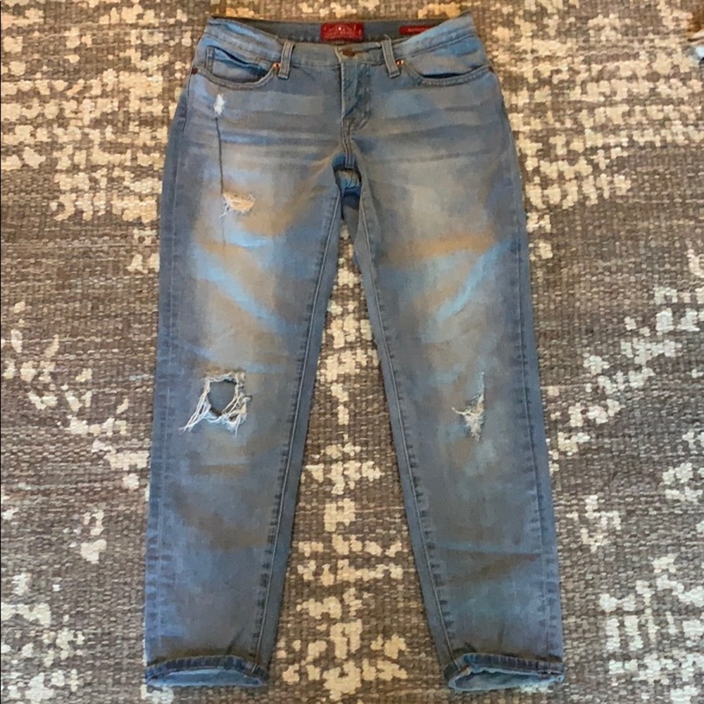 Lucky Brand Sienna Cigarette Distressed Jean 25